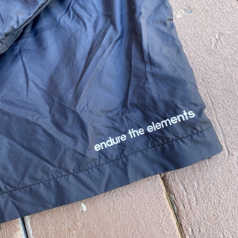 Vintage Element Skateboards Hooded Anorak Jacket Windbreaker Black XL Parka - Picture 13 of 13